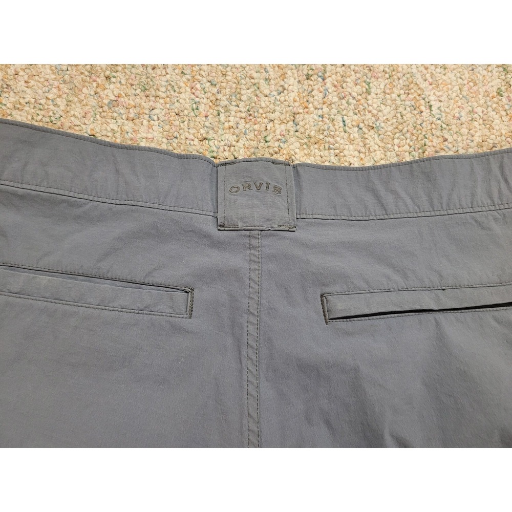 Orvis Shorts Mens 40 Grey Tech Cargo Utility Outdoors Camping Hiking Fishing - Picture 6 of 9